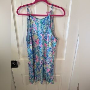 Lilly Pulitzer Margo dress in Mermaids Cove size Large *hemmed to 36”